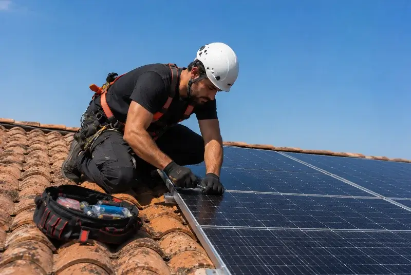 Maintenance et monitoring de panneaux solaires à Rieumes