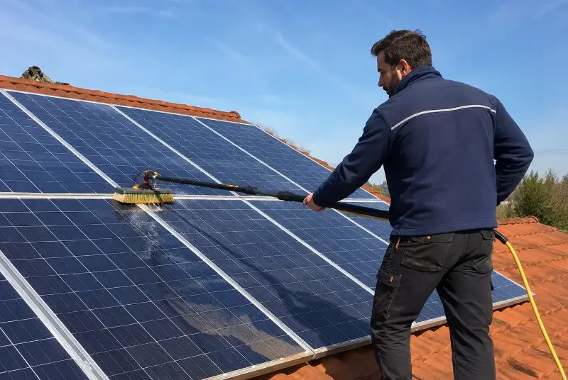 Nettoyage et entretien de panneaux solaires à Rieumes